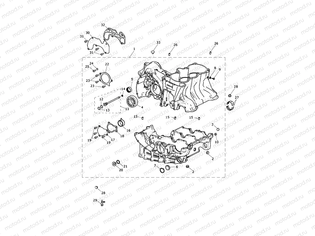 Crankcase & Fittings
