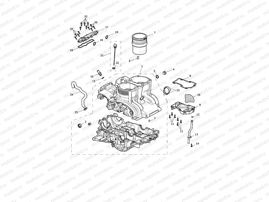 Crankcase & Fittings