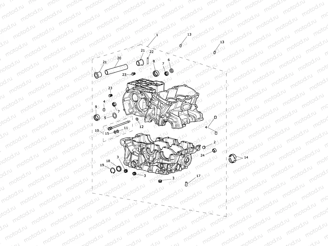 Crankcase & Fittings