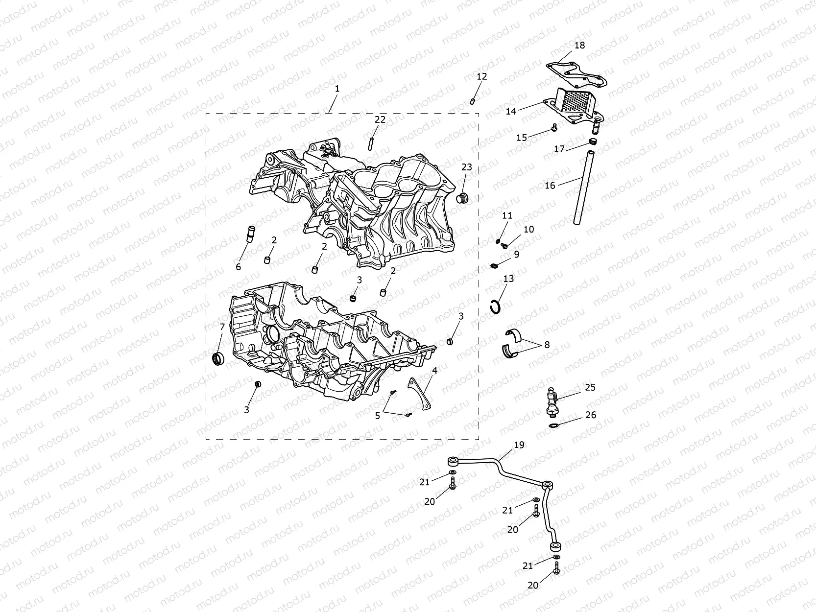 Crankcase & Fittings