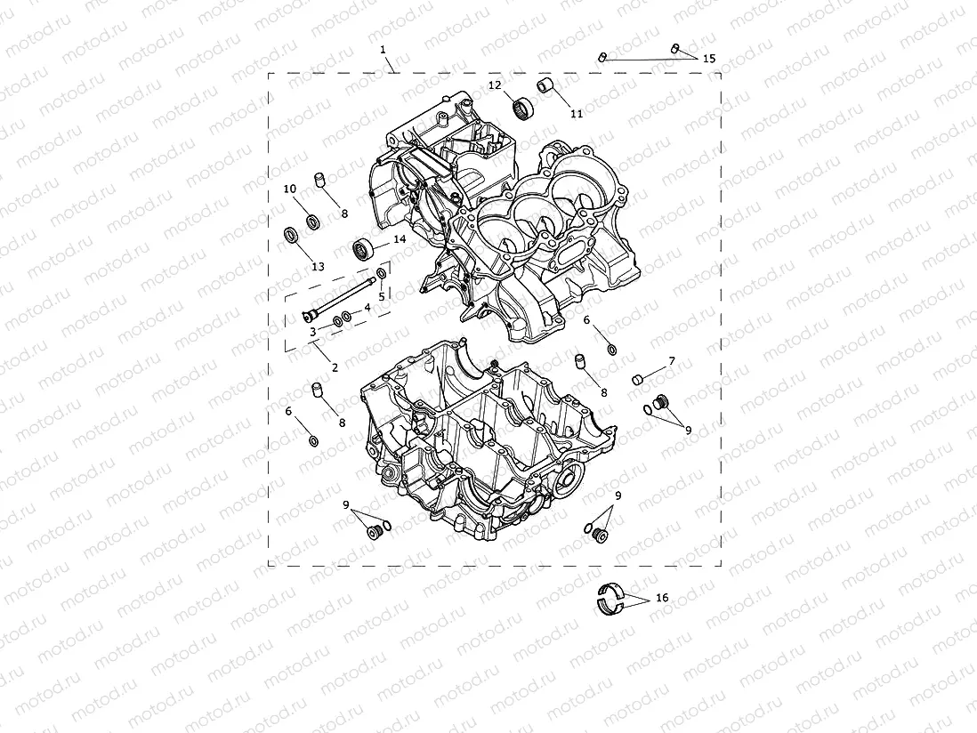 Crankcase & Fittings