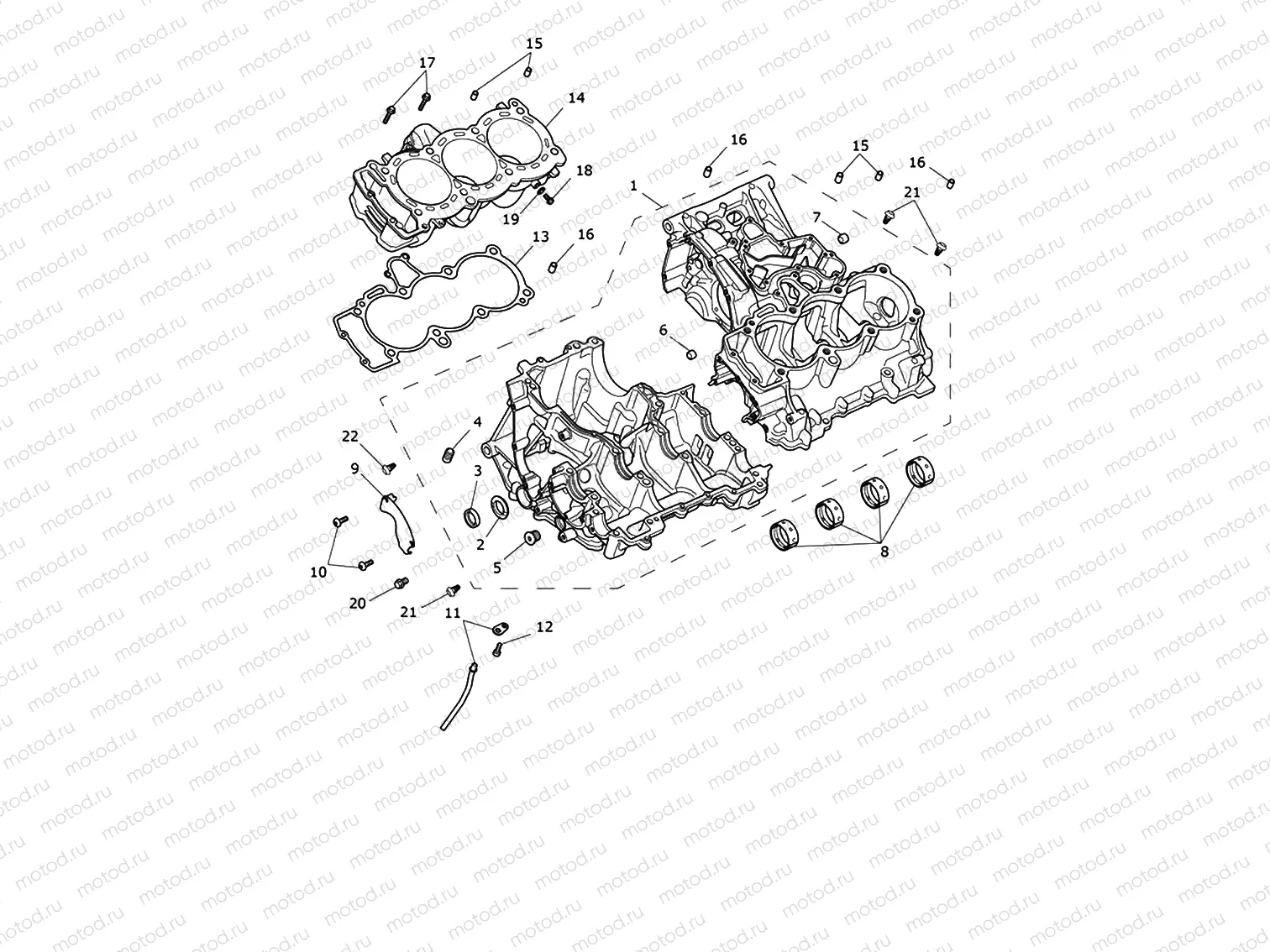 Crankcase & Fittings