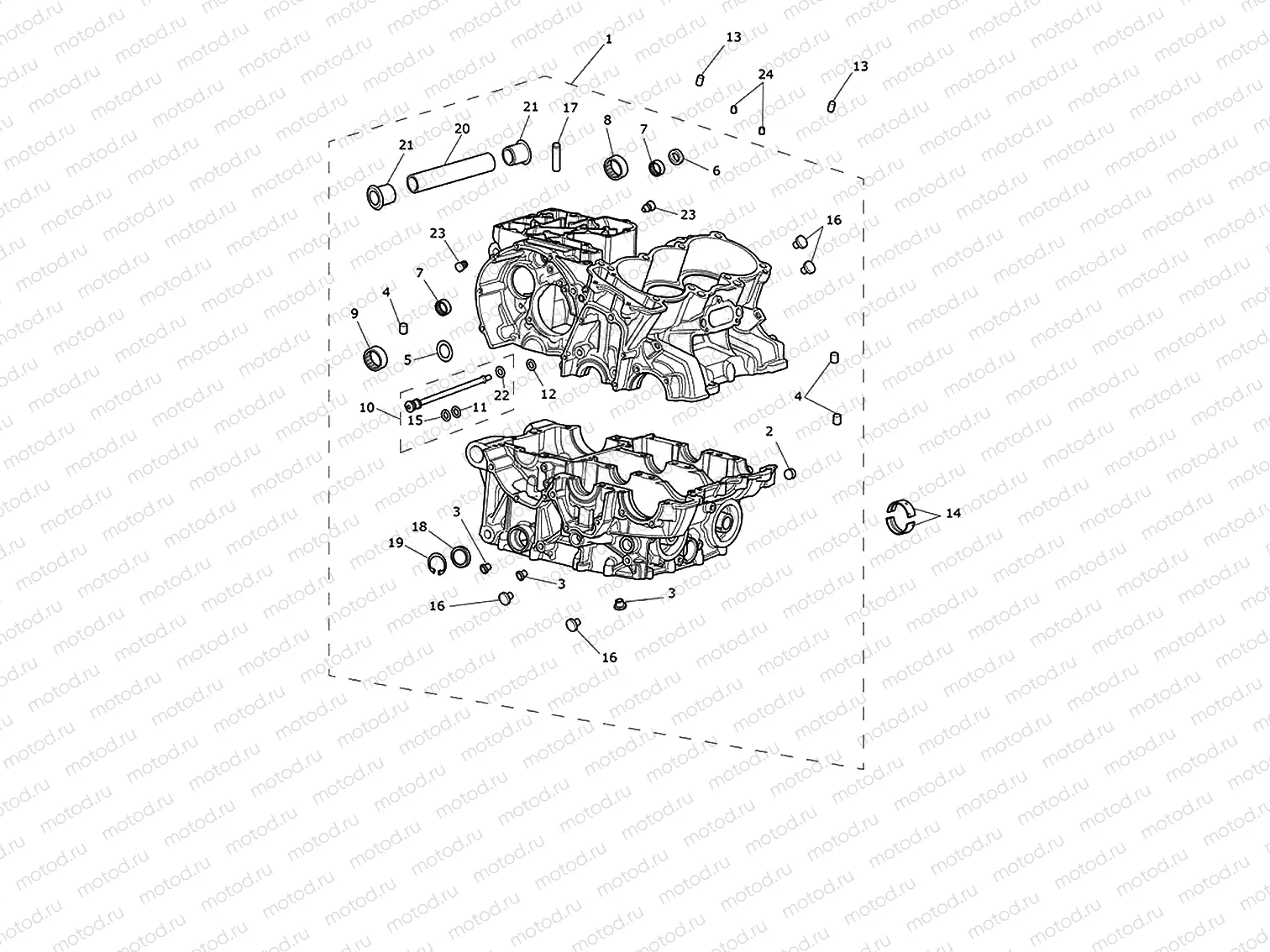 Crankcase & fittings