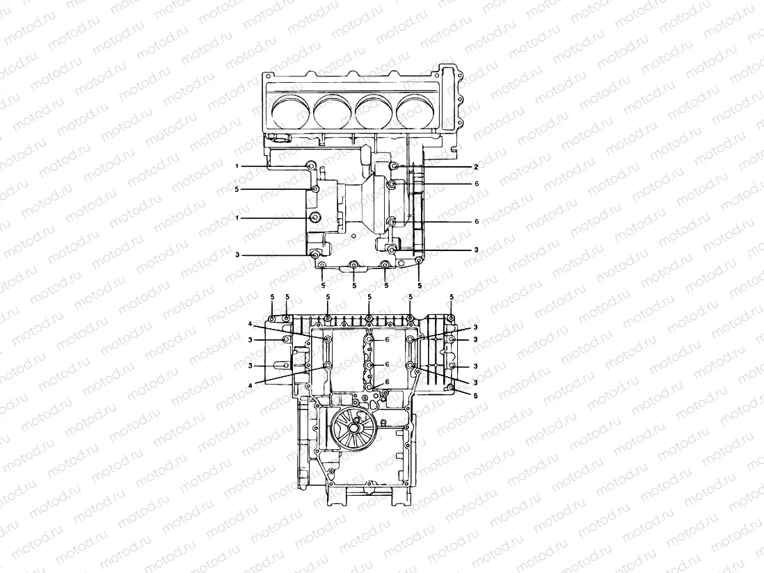 Crankcase Fixings 4 Cylinder 12636 »