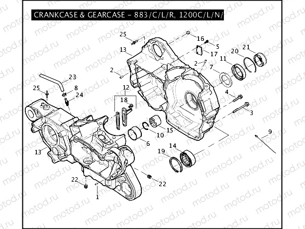 CRANKCASE & GEARCASE