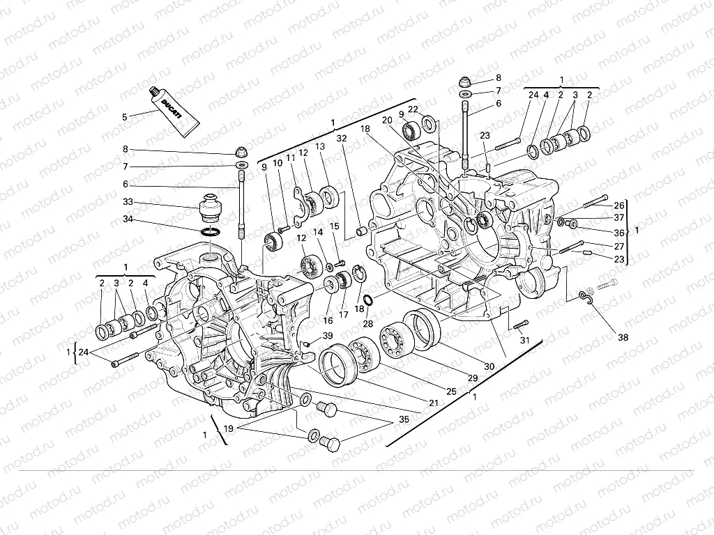 CRANKCASE HALVES