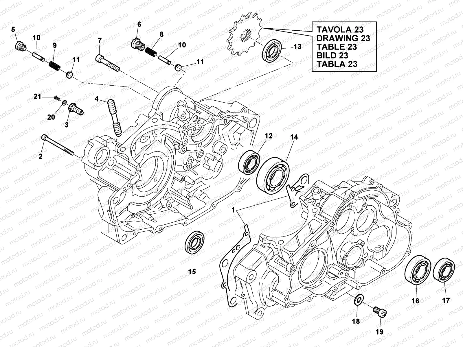 CRANKCASE PARTS