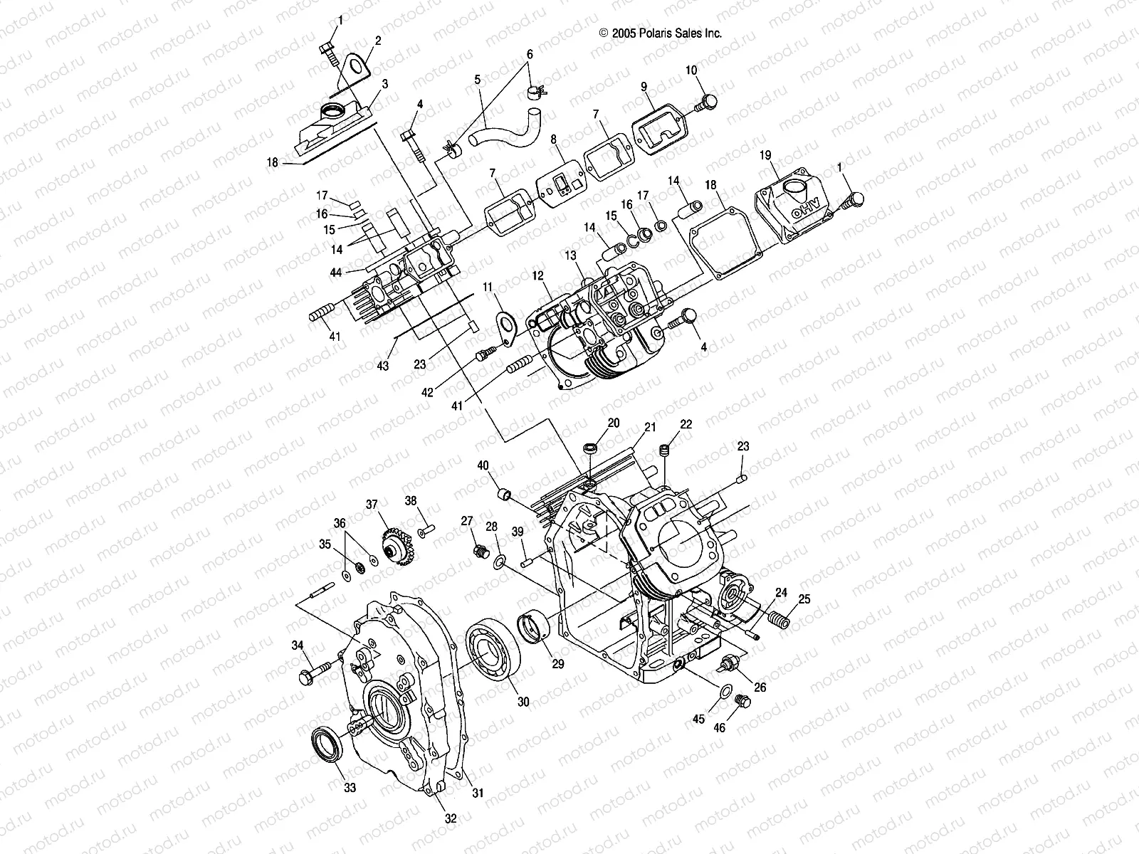 CRANKCASE - R06RB63AA (4999202159920215C13) | CRANKCASE - R06RB63AA (4999202159920215C13)