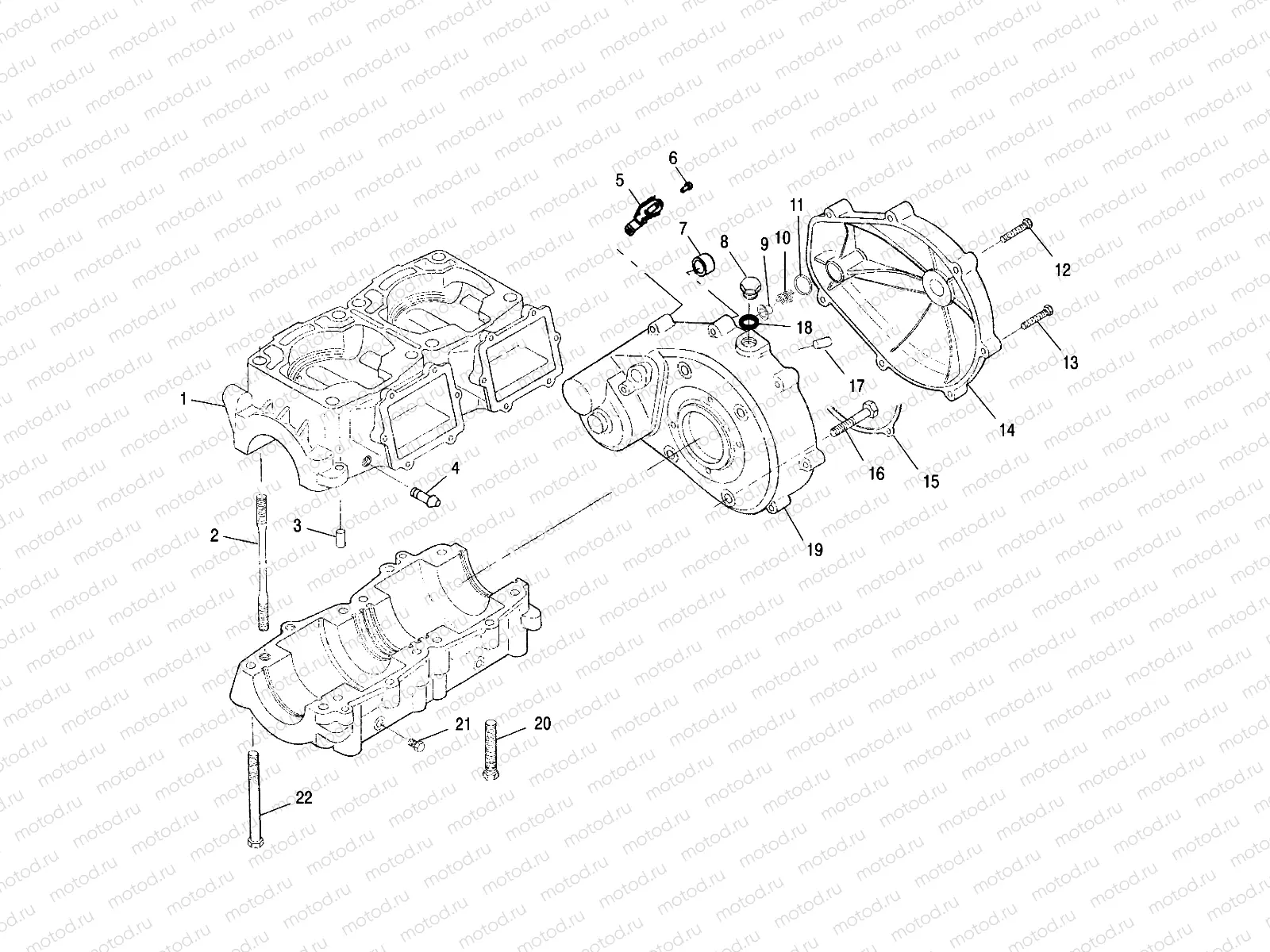 CRANKCASE - W014697D (4964806480B012) | CRANKCASE - W014697D (4964806480B012)