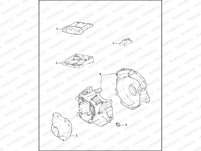 CRANKCASES, CAM COVER & ROCKER COVERS