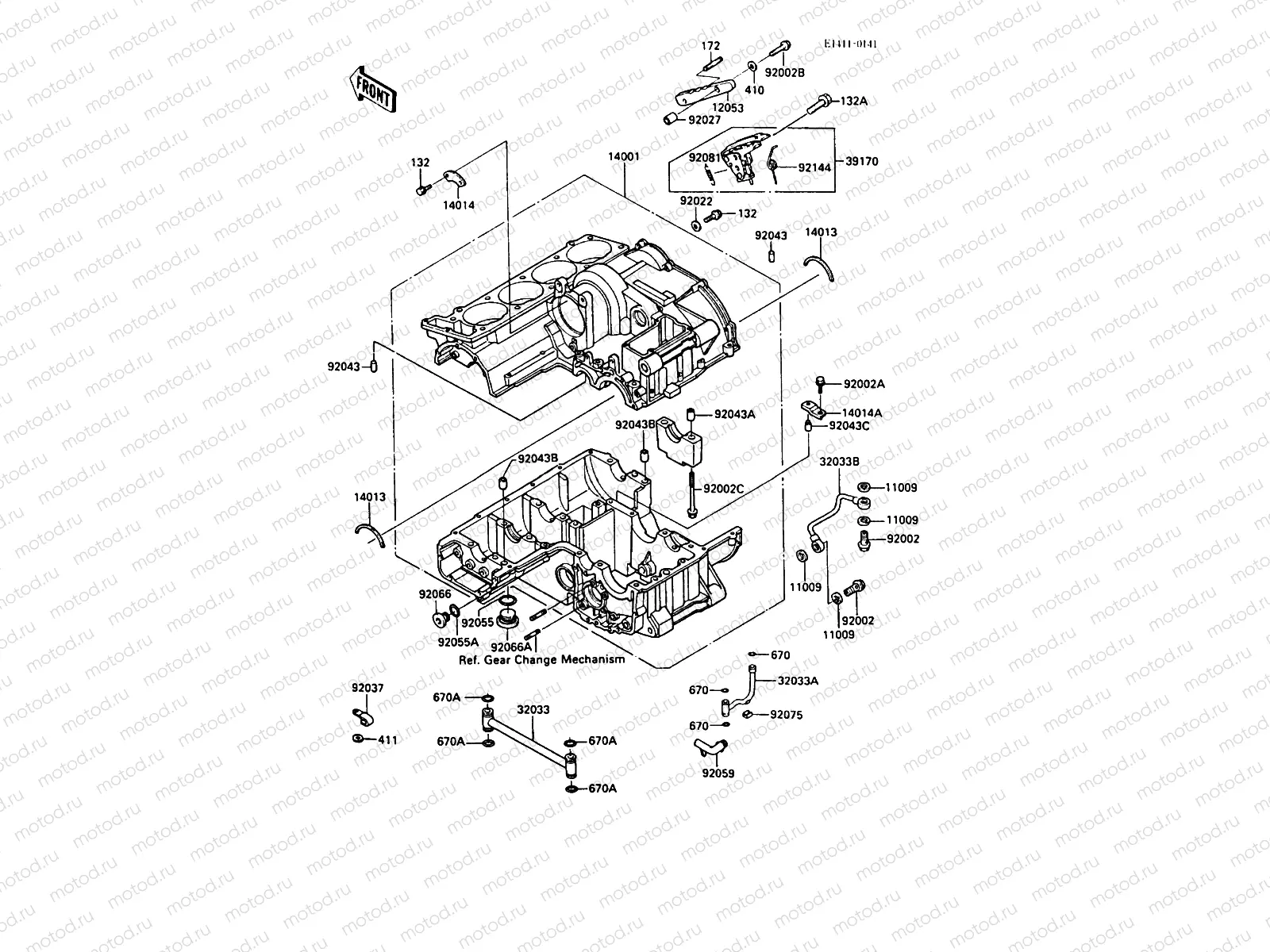 Crankcase(ZXT00A-020488-)