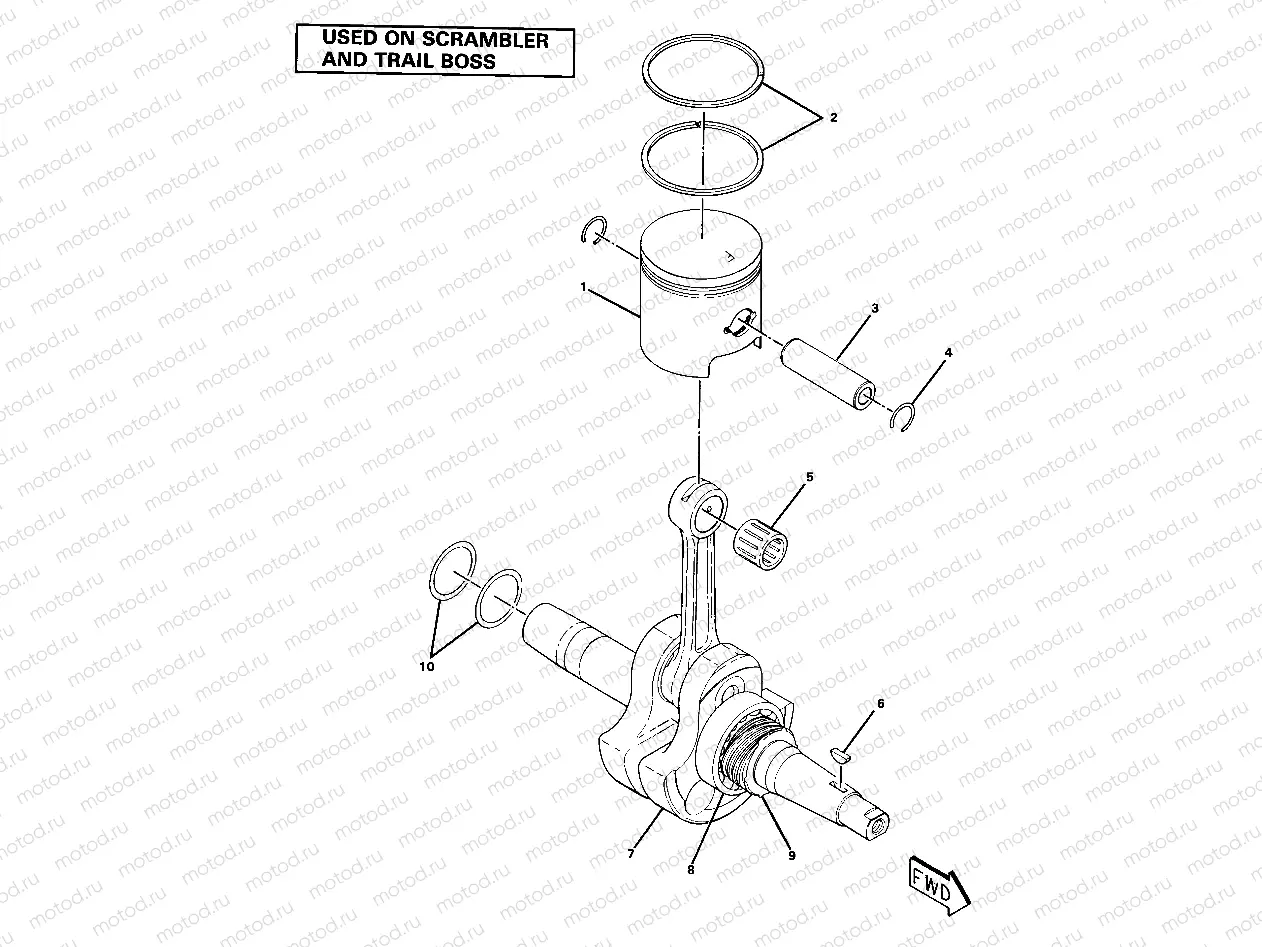 Crankshaft and Piston Assembly (4911991199044A) | Crankshaft and Piston Assembly (4911991199044A)