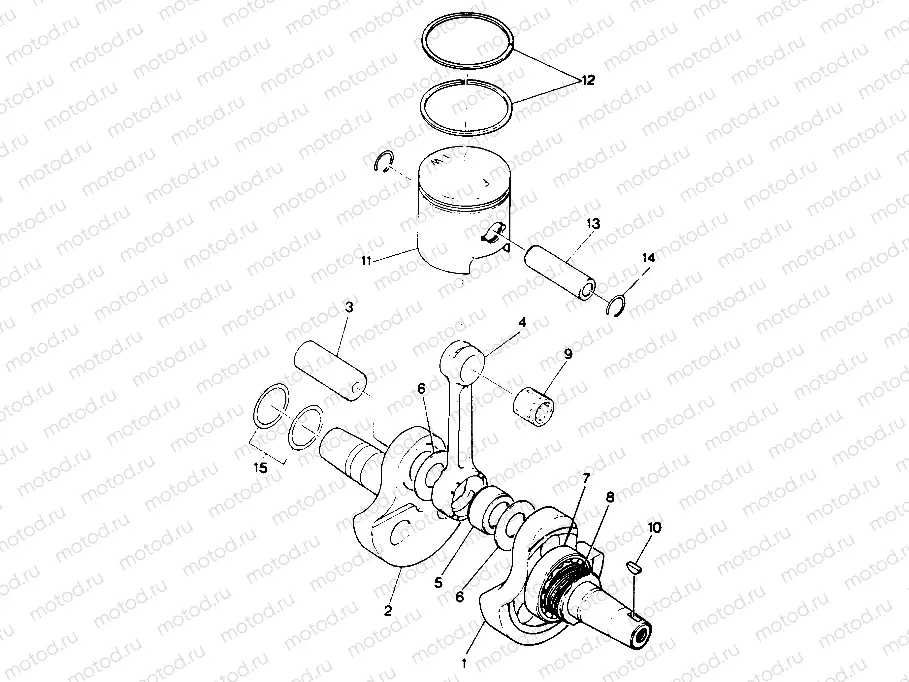 Crankshaft and Piston Assembly (49147514750039) | Crankshaft and Piston Assembly (49147514750039)