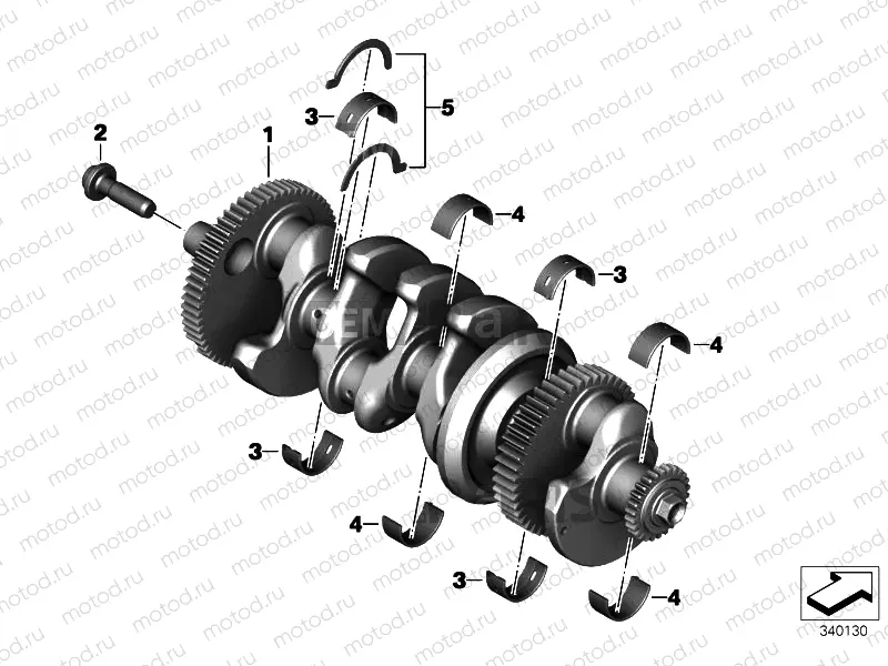 CRANKSHAFT ATTACHING PARTS