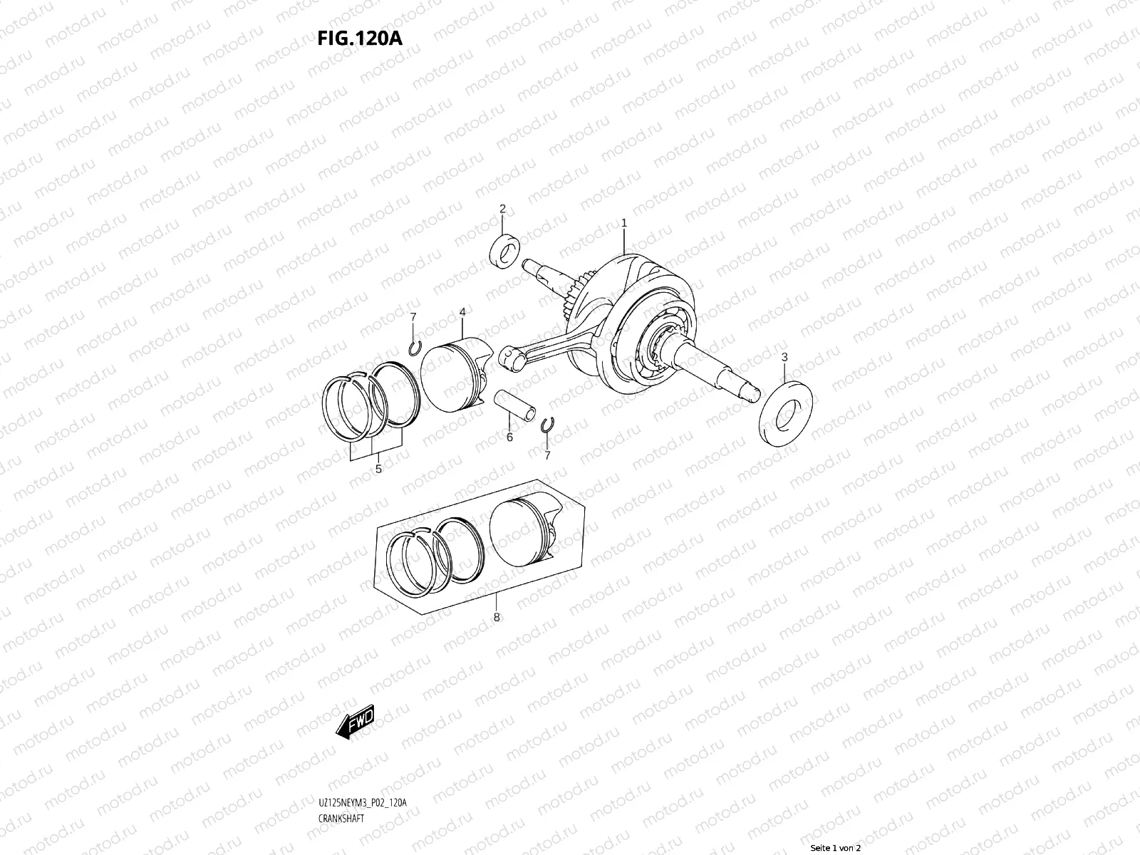 CRANKSHAFT - CONNECTING ROD - PISTON