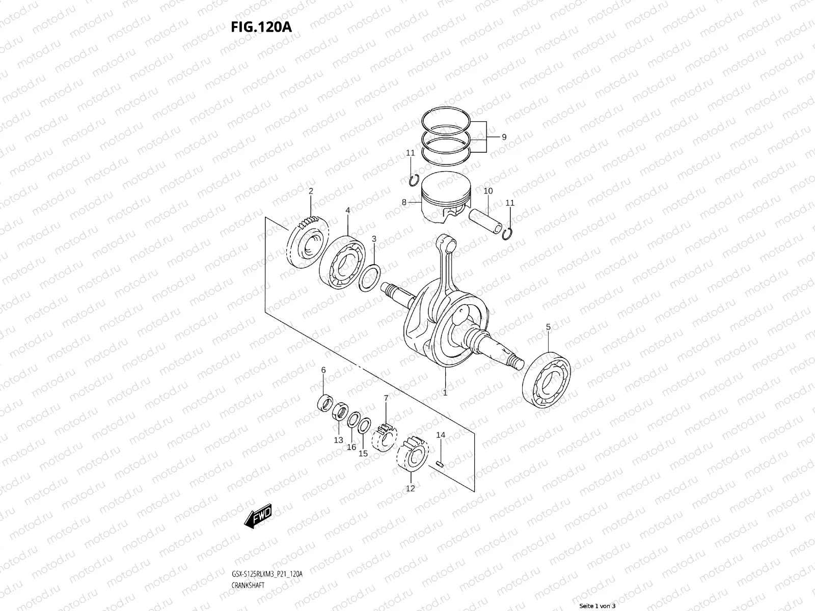 CRANKSHAFT - CONNECTING ROD - PISTON