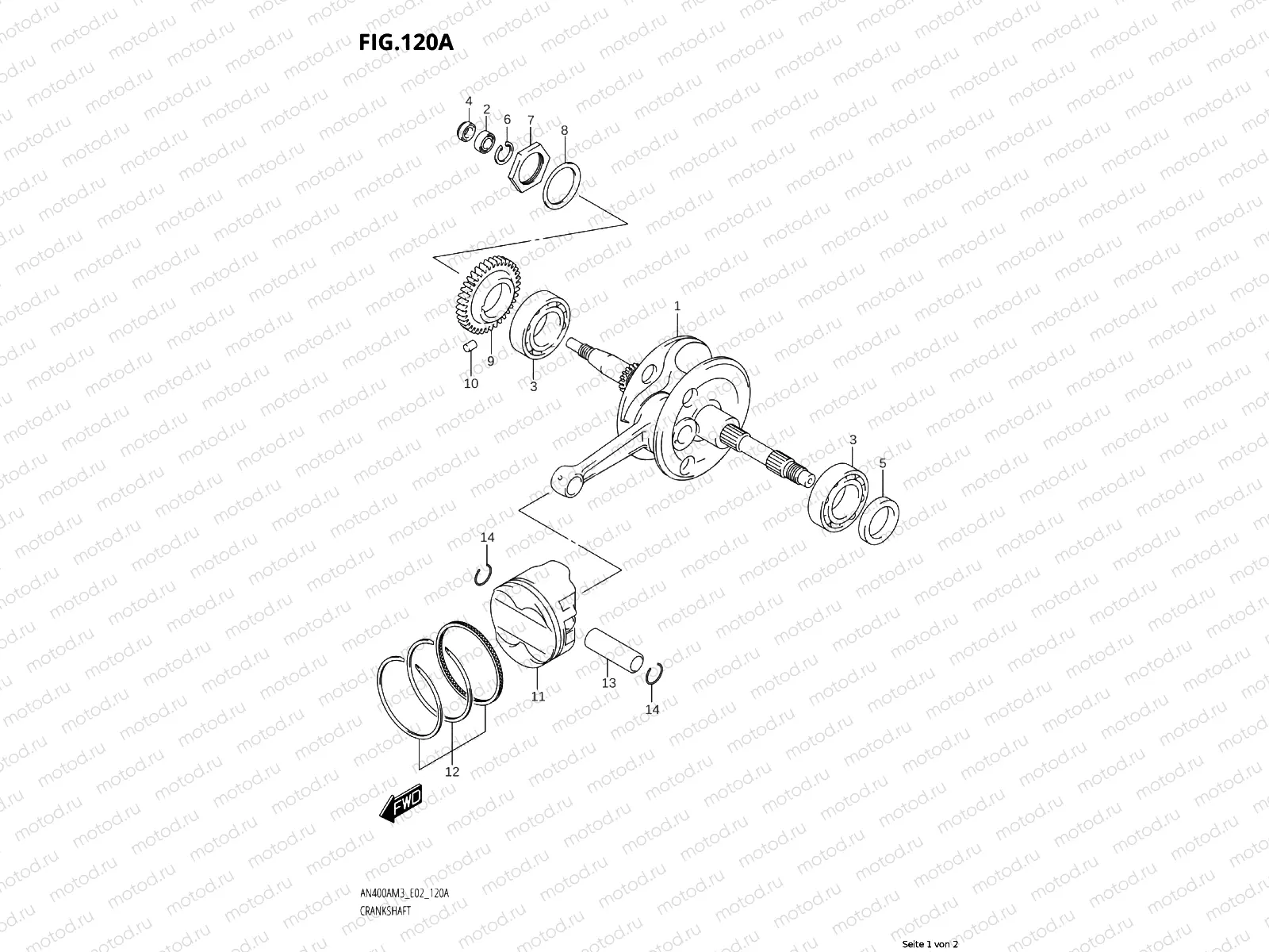 CRANKSHAFT - CONNECTING ROD - PISTON