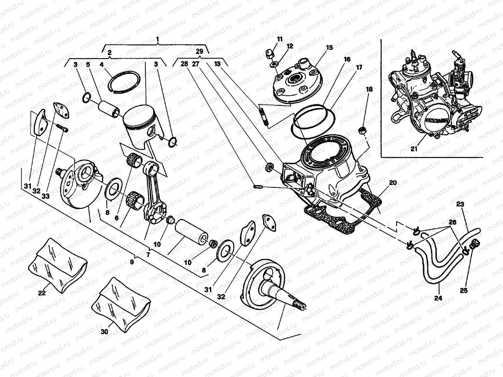 CRANKSHAFT - CYLINDER