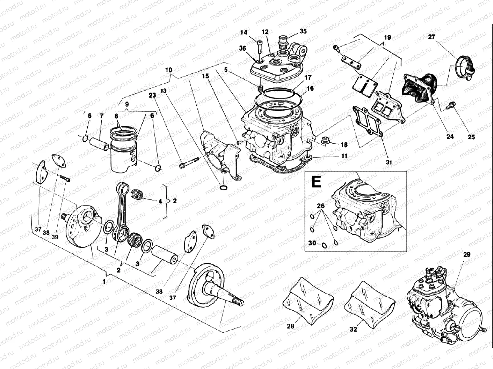 CRANKSHAFT - CYLINDER