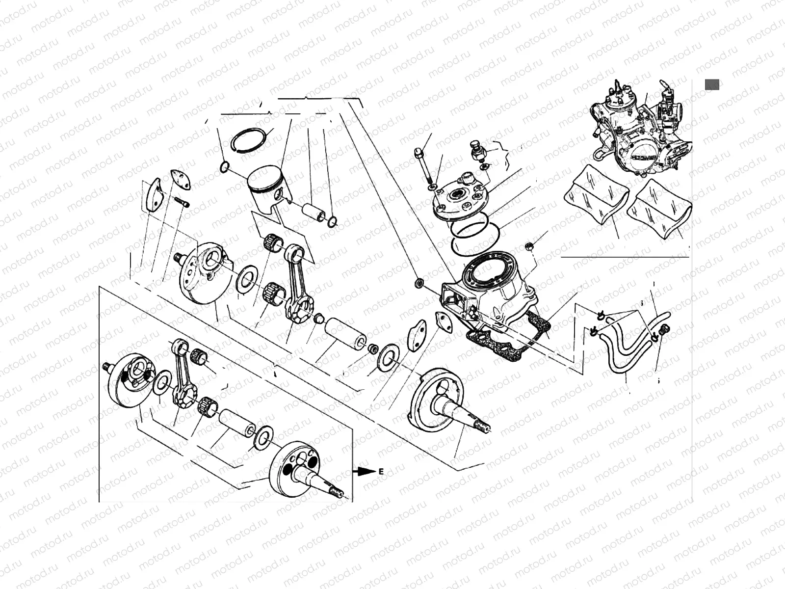 CRANKSHAFT - CYLINDER
