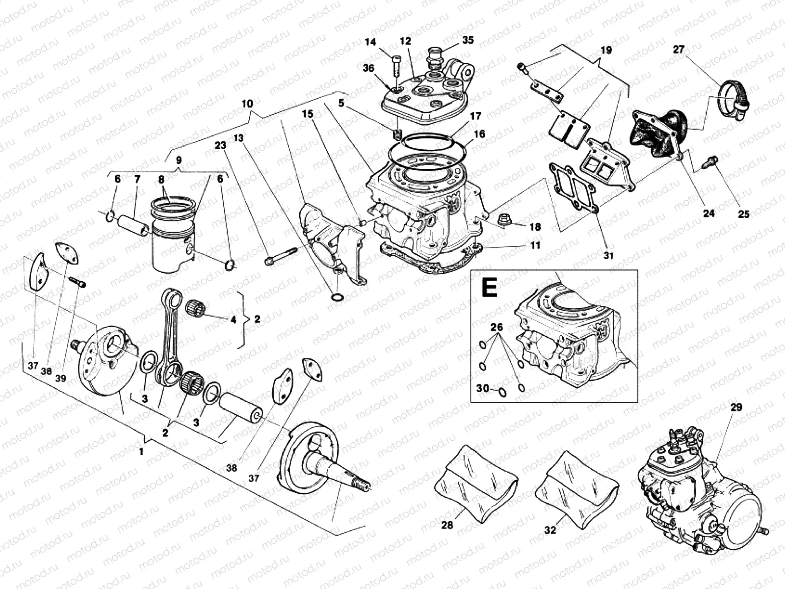 CRANKSHAFT - CYLINDER