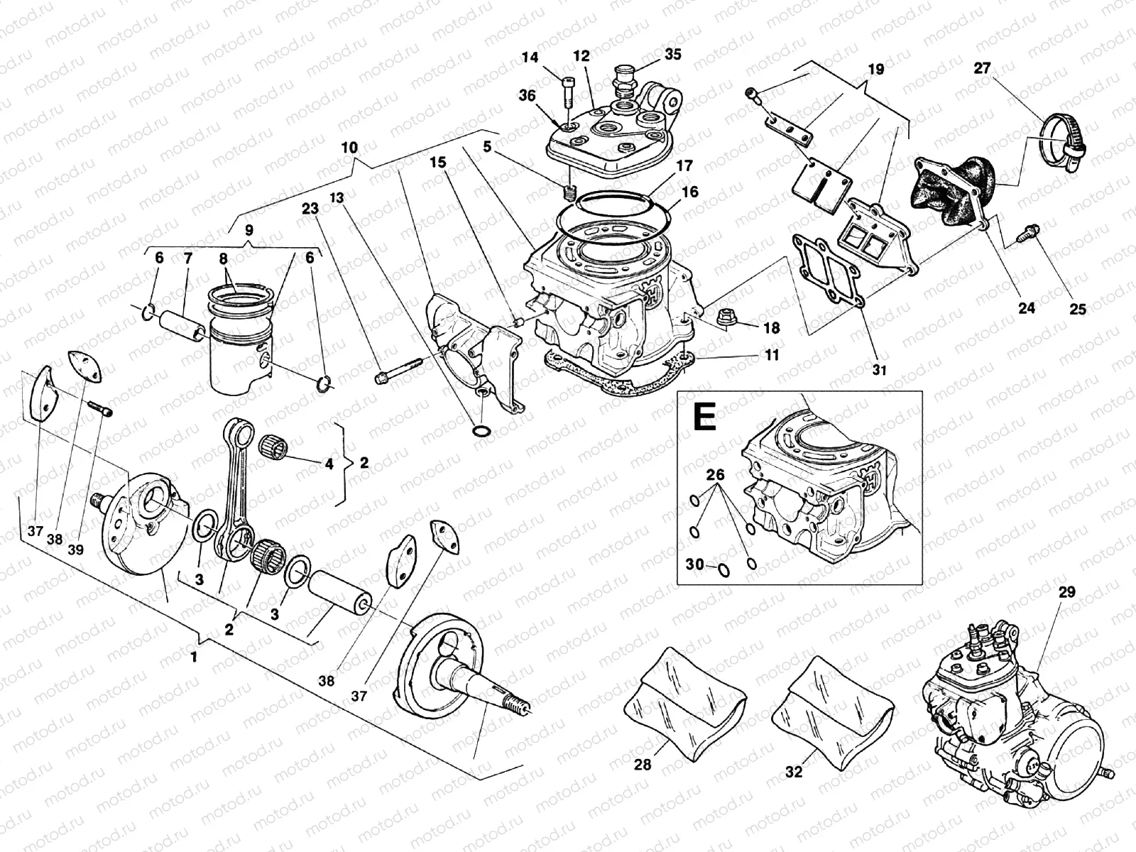CRANKSHAFT - CYLINDER
