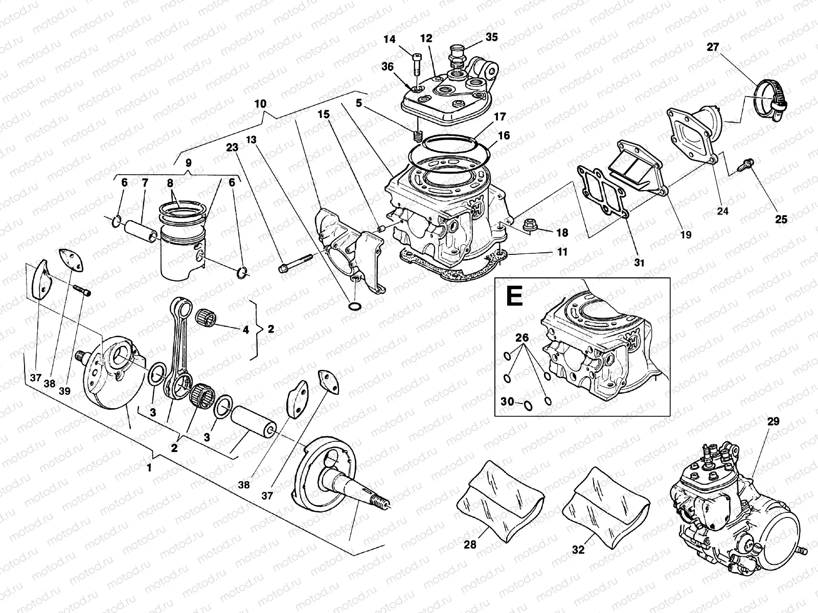 CRANKSHAFT - CYLINDER