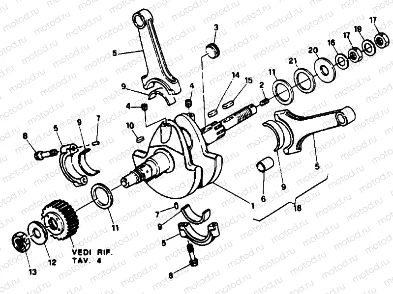 CRANKSHAFT » ENGINE CASE