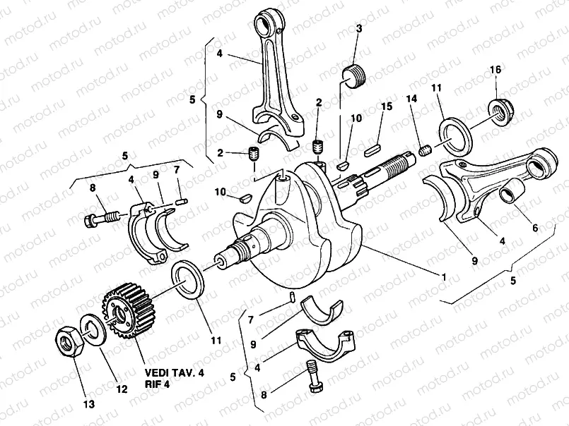 CRANKSHAFT » ENGINE CASE
