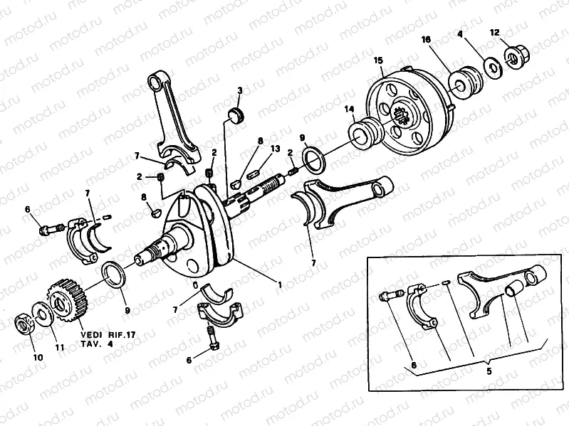 CRANKSHAFT » ENGINE CASE