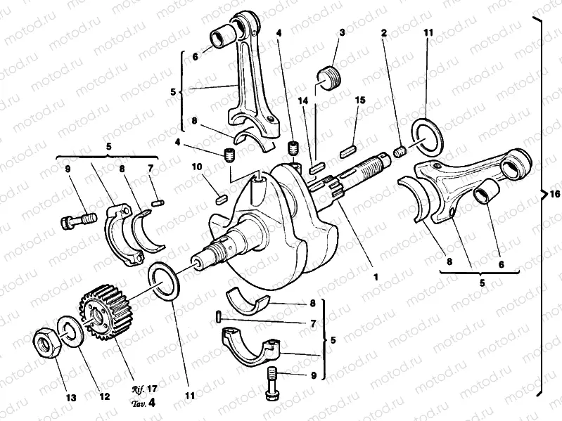 CRANKSHAFT » ENGINE CASE
