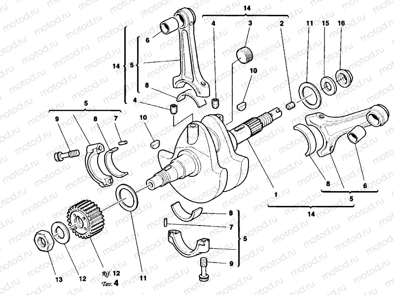 CRANKSHAFT » ENGINE CASE