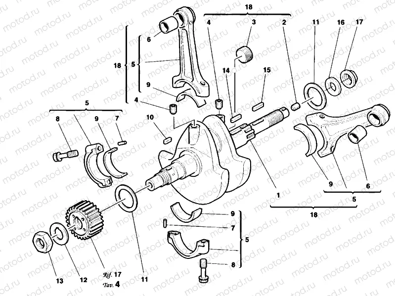 CRANKSHAFT » ENGINE CASE