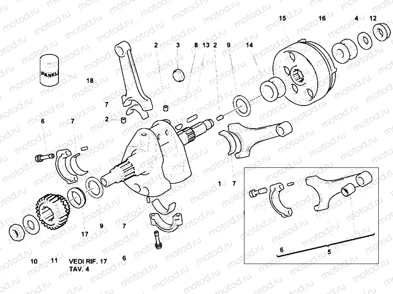 CRANKSHAFT » ENGINE CASE