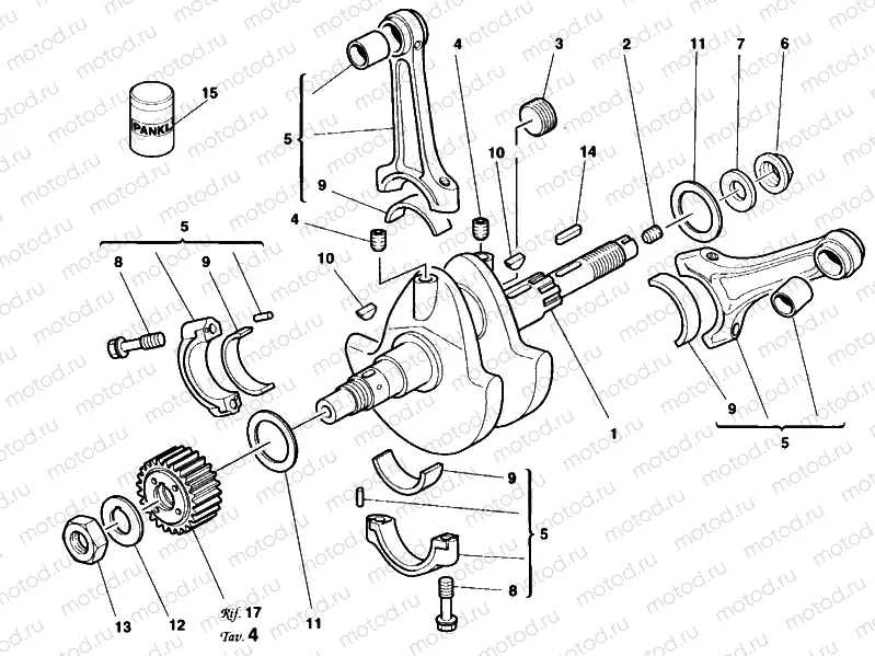 CRANKSHAFT » ENGINE CASE
