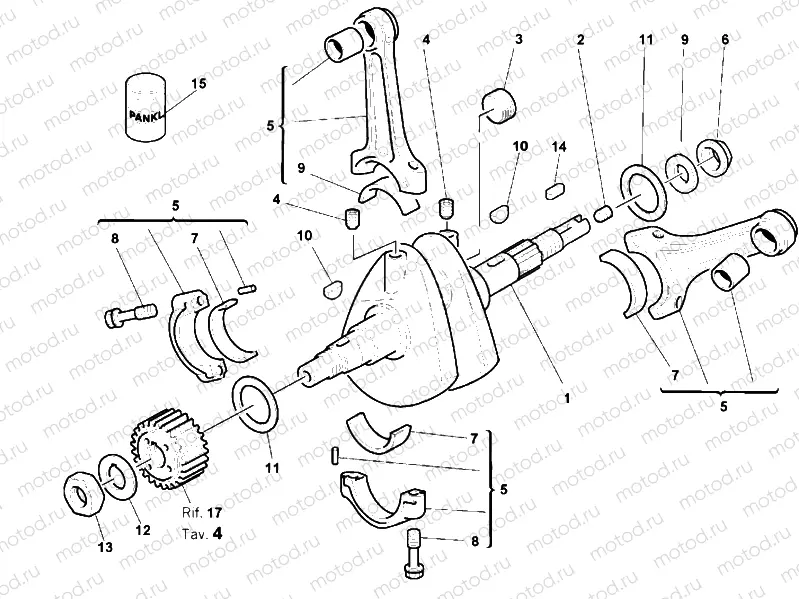 CRANKSHAFT » ENGINE CASE