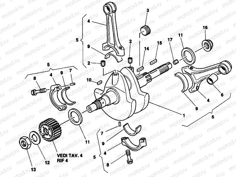 CRANKSHAFT » ENGINE CASE