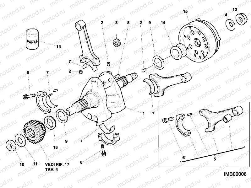CRANKSHAFT » ENGINE CASE