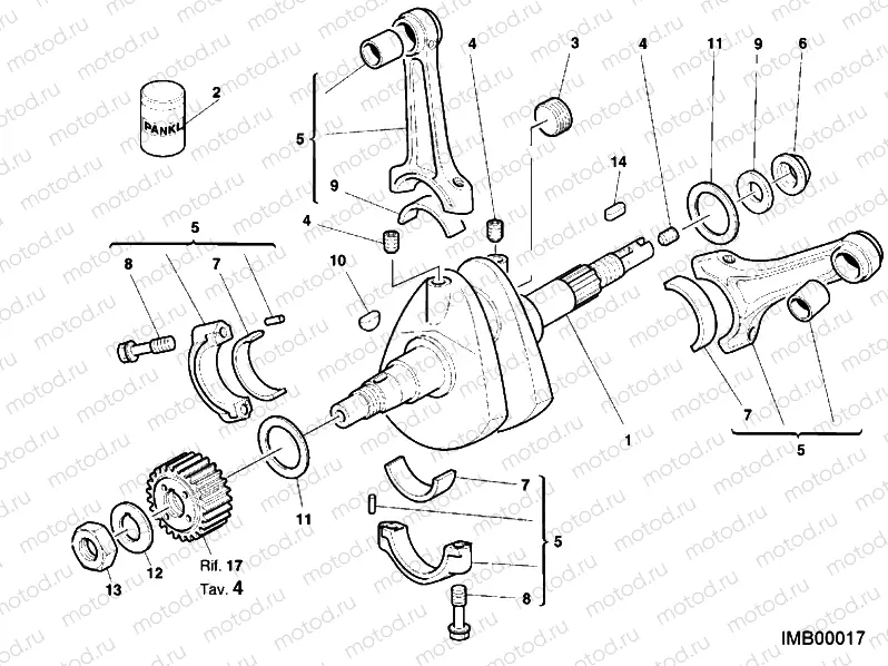 CRANKSHAFT » ENGINE CASE