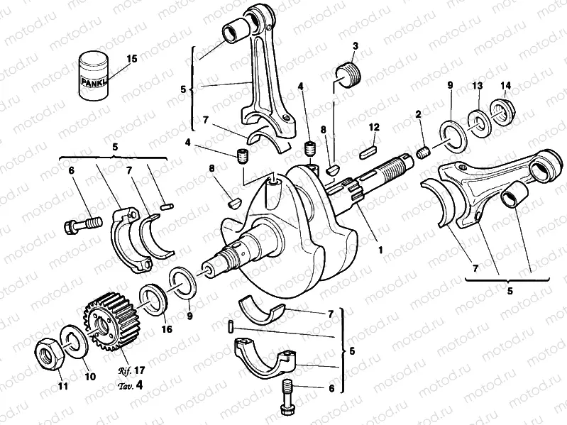 CRANKSHAFT » ENGINE CASE