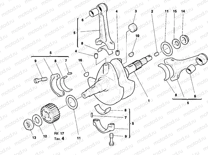 CRANKSHAFT » ENGINE CASE