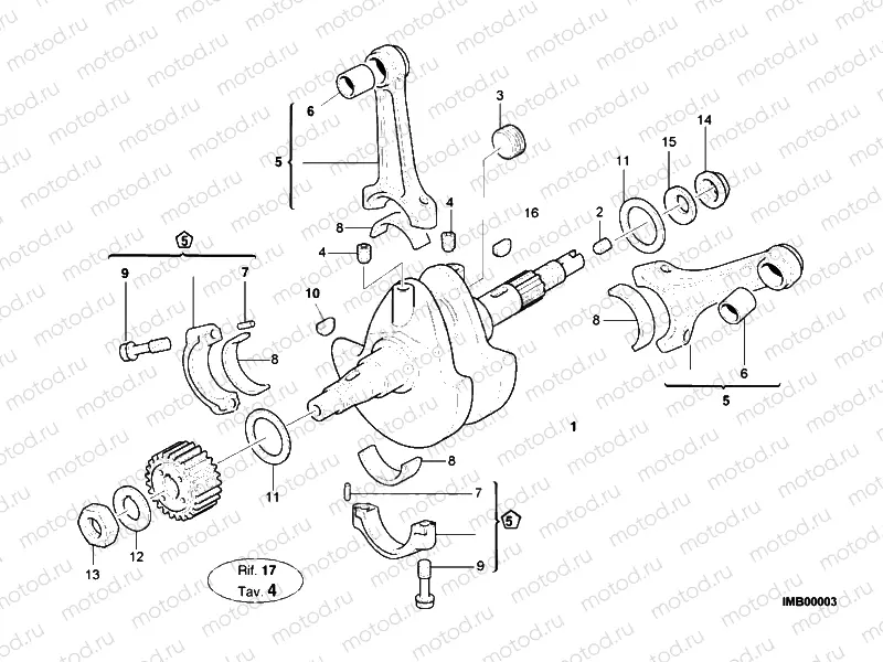 CRANKSHAFT » ENGINE CASE