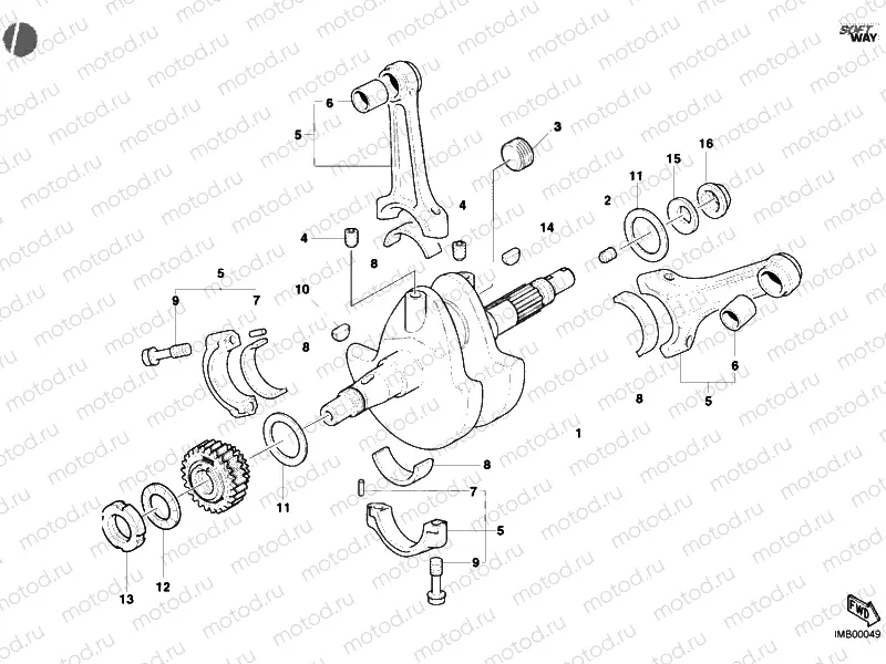 CRANKSHAFT » ENGINE CASE
