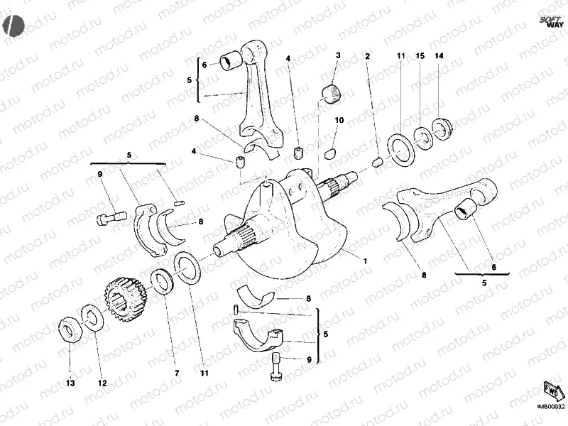 CRANKSHAFT » ENGINE CASE