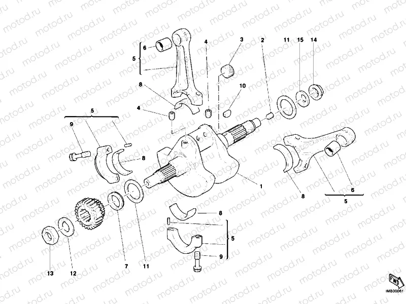 CRANKSHAFT » ENGINE CASE