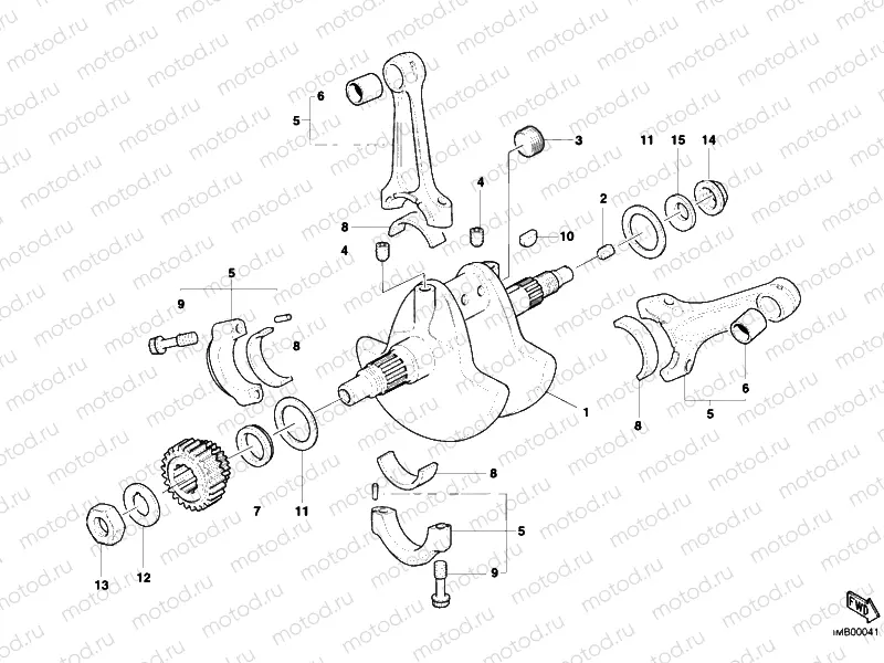 CRANKSHAFT » ENGINE CASE