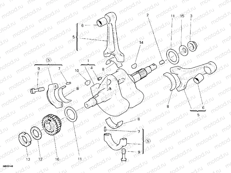 CRANKSHAFT » ENGINE CASE