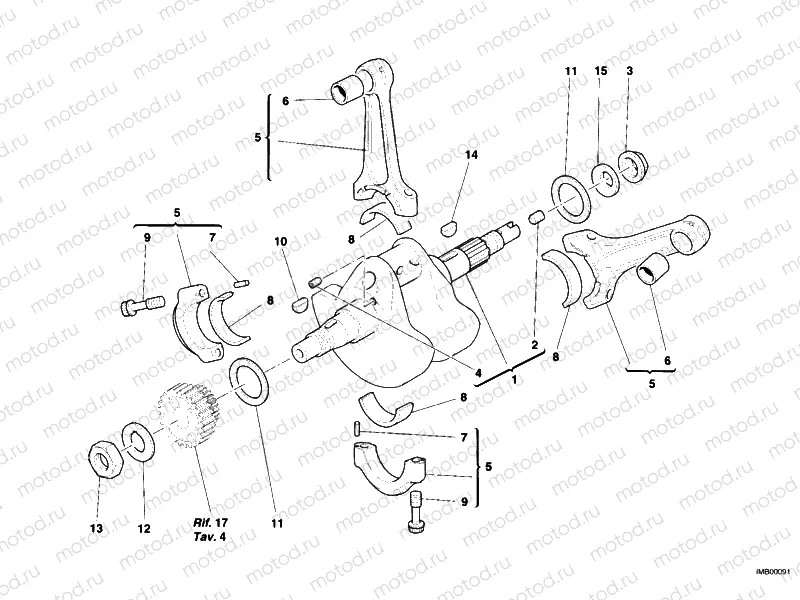 CRANKSHAFT » ENGINE CASE