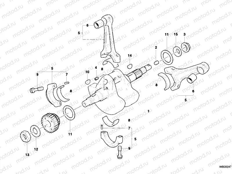 CRANKSHAFT » ENGINE CASE