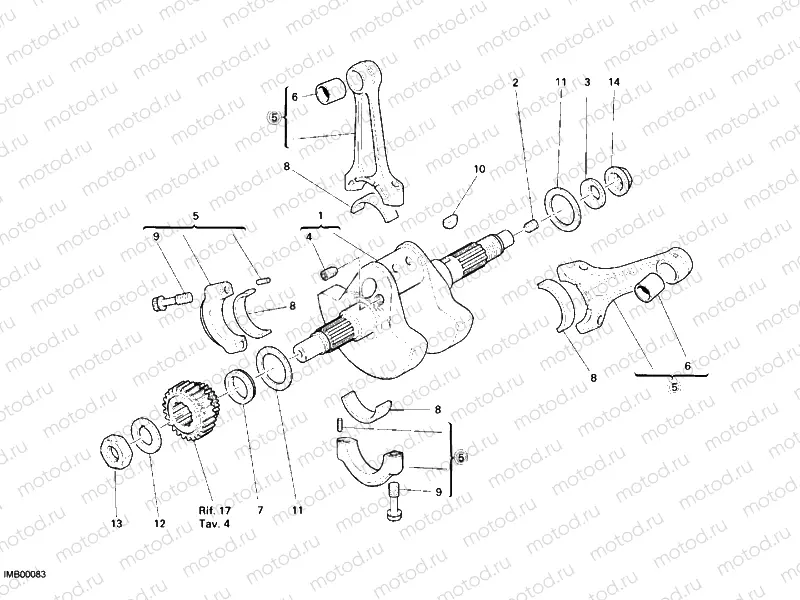 CRANKSHAFT » ENGINE CASE